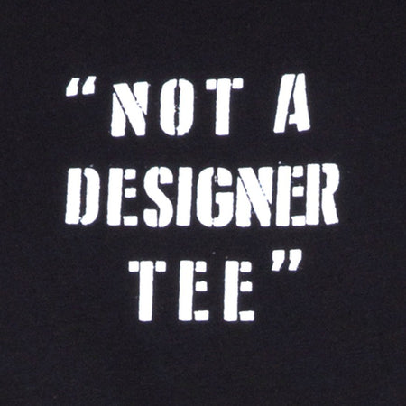 Oversize Basic Tee in Not a Designer Black