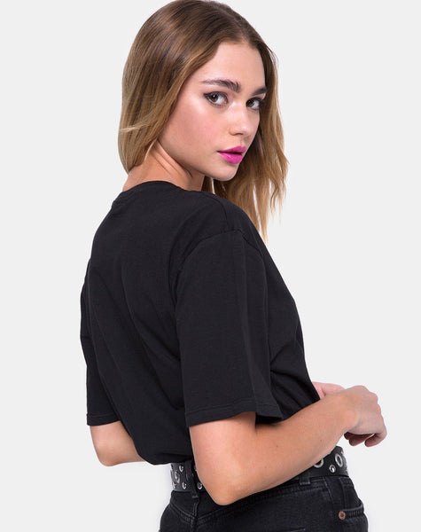 Oversize Basic Tee in Not a Designer Black