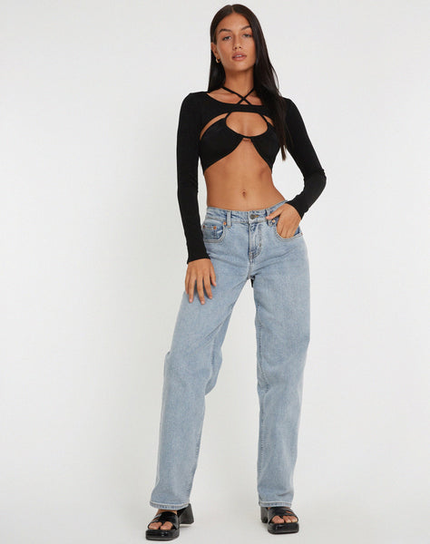 IMAGE OF Ofir Crop Top in Black