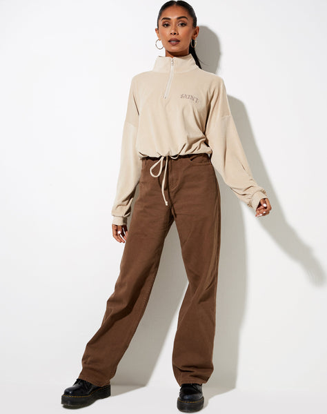 Image of Olini Jumper in Neutral Beige Saint Embro