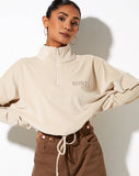 Image of Olini Jumper in Neutral Beige Saint Embro