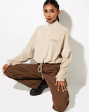 Image of Olini Jumper in Neutral Beige Saint Embro