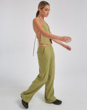 image of MOTEL X OLIVIA NEILL Amadi Wide Leg Trouser in Tailoring Seamfoam Green