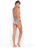 Image of Motel Opal Midi Rise Bikini Bottom in Cottage Garden