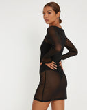 Image of Osami Mini Dress in Black