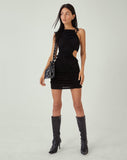 image of MOTEL X JACQUIE Osanna Mini Dress in Black