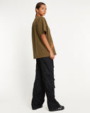 image of Oversize Basic Tee in Khaki Girls Girls Girls