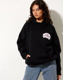 Image of Oversize Hoodie in Black Another Dimension