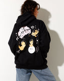 Image of Oversize Hoodie in Black Another Dimension