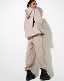 Image of Oversize Hoodie in Mushroom Angel Embro