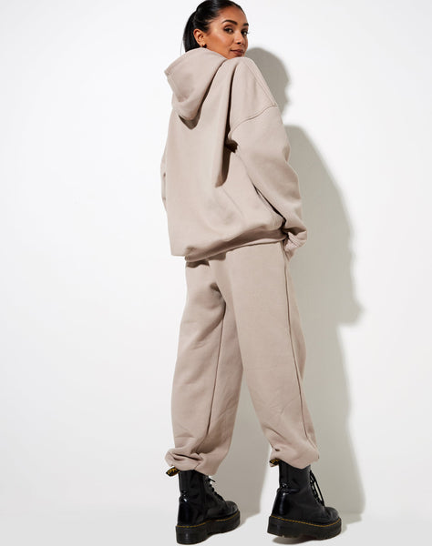 Image of Oversize Hoodie in Mushroom Angel Embro