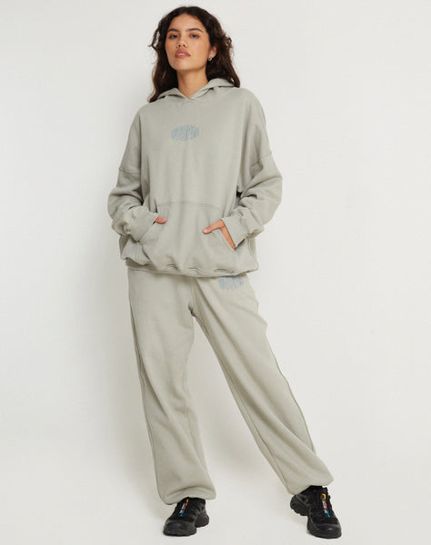 image of Oversize Hoodie in Surf Blue Utopia