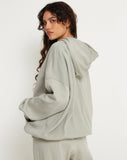 image of Oversize Hoodie in Surf Blue Utopia