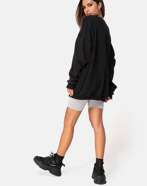 Sweatshirt in Black Cherub