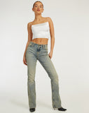 image of Ozka Crop Top in Ivory