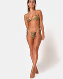 Leyna Bikini Bottom in Golden Cheetah