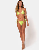 Pami Bikini Top in Pistachio