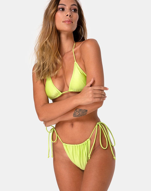 Leyna Bikini Bottom in Pistachio