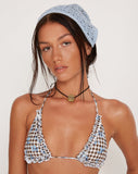 Image of Yurike Crochet Bandana in Powder Blue