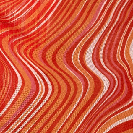 Pao Sarong in 70's Ripple Tangerine