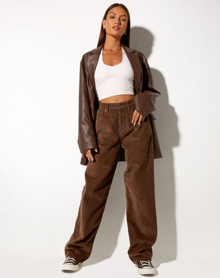 Sakeri Flare Trouser in Cocoa