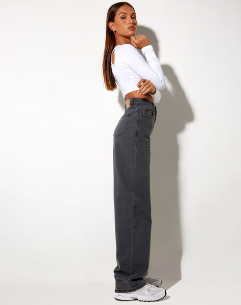 Image of Parallel Jeans in Grey Wash