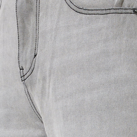 Parallel Jean in Pale Grey Wash