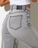 Image of Parallel Jean in Pale Grey Wash