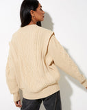 Image of Parsha Jumper in Natural Beige