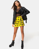 Pelaty Mini Skirt in Winter Plaid