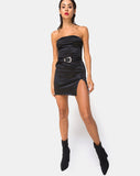 Pesona Mini Dress in Black