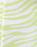 Phia Unitard in Classic Zebra Lime