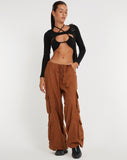 image of Philia Trouser in Bombay Brown