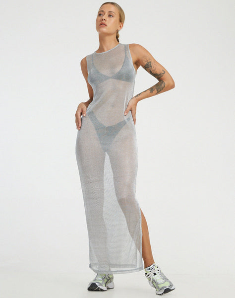 image o f Piesa Dress in Silver Chain