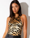 Prapa Top in Tiger Gold