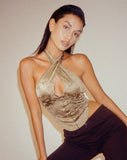 image of Tukasa Corset Top in Botanist Flocking Olive