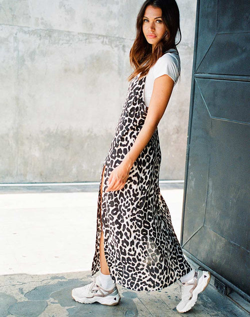 Hime Maxi Dress in Oversize Jaguar