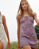 image of Gaval Mini Dress in Lilac Blossom