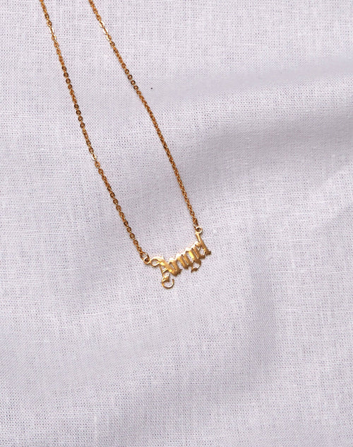 Necklace in “Angel” Gold