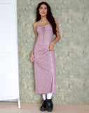 image of Clovita Maxi Dress in Spring Rose Dusty Pink