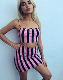 Kini Crop in Campbell Stripe