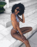 Valter Bikini Top in Dalmatian