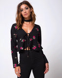 Vine Top in Grunge Rose
