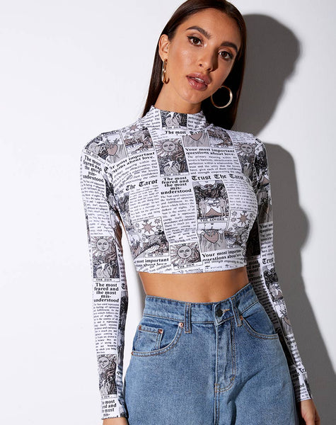 Quelia Crop Top in Tarot