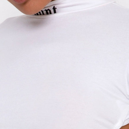 Quelia Crop Top in White 'Saint' Embro