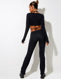 Image of Rana Crop Top in Black