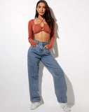 Image of Rana Crop Top in Cedar