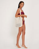 Image of Evara Crochet Bag in Ecru