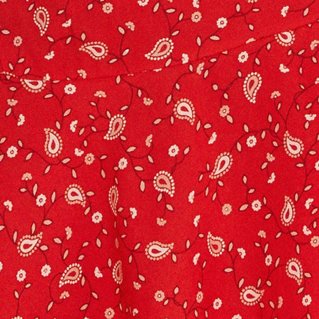 Rara Mini Skirt in Paisley Fun Red