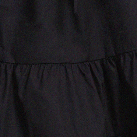 Reef Midi Skirt in Poplin Black